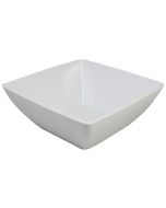 Melamine Square Bowl White 26cm MB26W