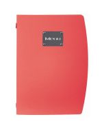 Rio A4 Menu Holder Red 4 Pages