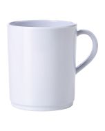 Genware 10oz Melamine Mug White - Pack of 12