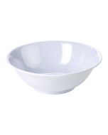 Genware 6" Melamine Oatmeal Bowl White - pack of 12