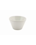 White Melamine Conical Buffet Bowl 8.5cm - Genware