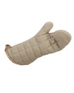 Flameguard Oven Mitt Tan 17" CE Marked (Pair) - Genware