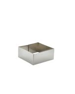 Stainless Steel Square Mousse Ring 8x3.5cm - Genware