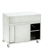 Roller Grill MS1 Wheeled Cupboard, Flat Top