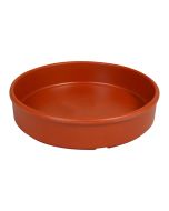 Melamine Tapas Dish 13.5cm Terracotta Orange MTAP-6T - Pack of 6