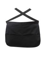 Black Money Pocket Apron - Genware