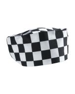 Big Black/White Check Beanie - Genware