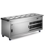 Lincat P8B6 Panther 800 Series - Hot Cupboard with Bain Marie Top 