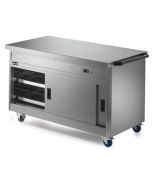 Lincat P8P4 Panther 800 Series - Mobile Hot Cupboard - Plain Top