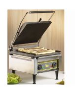 Roller Grill PANINI XLE L Extra Large Single - Ribbed Top & Flat Base Plates Contact Grill