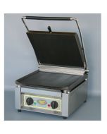 Roller Grill PANINI XLE R Extra Large Single - Ribbed Top & Base Plates Contact Grill