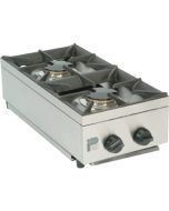 Parry AG2HP - 2 Burner Gas Boiling Top Hob Unit - LPG