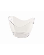 Clear Plastic Champagne/Wine Bucket Small - Genware