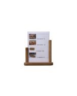 Table Board 10X15cm Small Teak PVC Insert - Genware