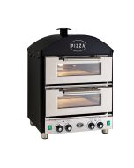 King Edward PK2 Pizza King - Double Deck Pizza Oven - Black