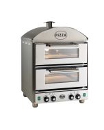 King Edward PK2-SS Pizza King - Double Deck Pizza Oven - Stainless Steel