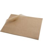 Greaseproof Paper 25X20cm (1000 Shts) Brown - Genware