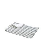 Greaseproof Paper Gingham Print Black 25X20cm - Genware