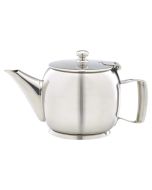 Polished Stainless Steel Premier 2 Cup Teapot 40cl/14oz - Genware PRMT14