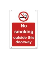 No Smoking Outside This Entrance Restaurant / Cafe Sign 200x150mm