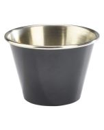 2.5oz Stainless Steel Ramekin Black - Genware