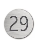 Table Number Discs Silver Engraved for Restaurant / Cafe / Pub - Pk 10