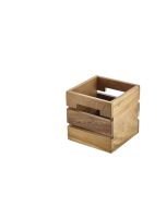 Acacia Wood Box/Riser 15x15x15cm - Genware