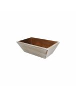 White Washed Woden Bread Box - NAT-AWTRAYW