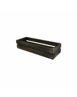 Black Washed Wooden Condiment Crate NAT-CRTB