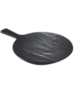 Slate Melamine Paddle Board Round 17" - Genware