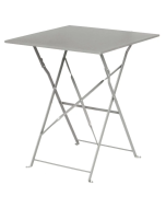 Bolero GK988 Grey Square Pavement Style Steel Table