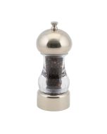 Chrome & Acrylic Salt Or Pepper Grinder 14cm - Genware