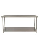 Parry TAB18700 - Stainless Steel Table With Shelf - 1800(W) x 700(D) x 900(H) mm