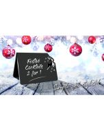 Christmas Reindeer Counter Top Tent Message Board 148 x 150 x 100mm