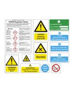 Safe Use & Storage of Chemicals Sign Pack - SUCPK