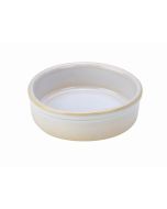 Terra Stoneware Rustic White Tapas Dish 10cm - pk 6