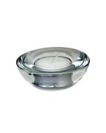 Genware Glass Round Tealight Holder 75mm Dia