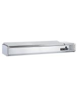 Blizzard TOP2000-14EN 1/4 Gastronorm Prep Top with Hinged lid 2000mm