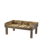 Rustic Wooden Display Crate Stand - Genware