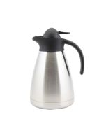 Genware Stainless Steel Contemporary Vacuum Jug 1.0L