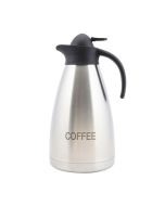 Coffee Inscribed Stainless Steel Contemporary Vac. Jug - Genware