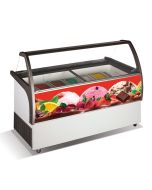 Crystal Venus Elegante 36 Ice Cream Display Freezer 354L