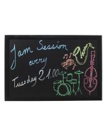 Wall Chalk Board 40 x 60cm Black - Genware