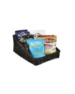 Wicker Display Basket Black 46X36X20cm - Genware