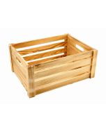 Wooden Crate Rustic Finish 41 x 30 x 18cm - Genware