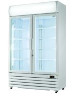 Prodis XD1201 Double Door Hinged Display Fridge 1200L White