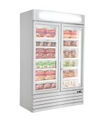 Prodis XD2NW - Double Hinged Door Display Freezer 730L White